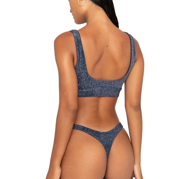 FAE Swim MAVEN Bikini Top - Midnight - Scooped Neckline - Sustainable - Picture 6 of 11